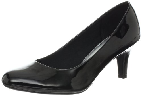 LifeStride Damen Parigi Dress Pump, Schwarzer Lack, 37 EU Schmal von LifeStride