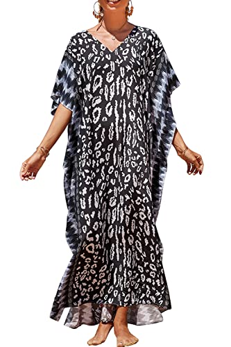 LikeJump Damen Morgenmantel Kaftan Kimono Homewear Bademantel Strand Maxikleid Bikini Cover Ups Tops LikeJump Damen Morgenmantel Kaftan Kimono Homewear Bademantel Strand Maxikleid Bikini Cover Ups Tops von LikeJump