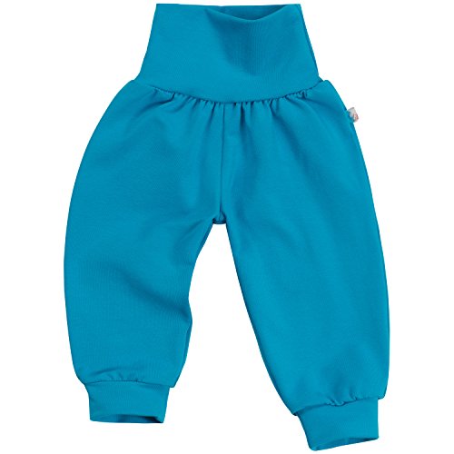 Lilakind“ Baby Kinder Mädchen Jungen Pumphose Hose Babyhose Jersey Uni einfarbig Basic Aqua Gr. 134/140- Made in Germany von Lilakind