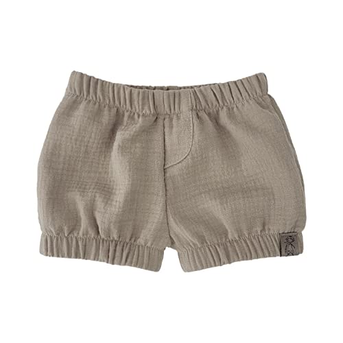 Lilakind“ Baby Kinder Musselin-​Shorts Kurze Hose Uni Sand Beige Gr. 86/92 - Made in Germany von Lilakind