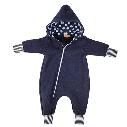 Lilakind“ Baby Kinder Walkloden Wollwalk Overall Marine Anker Gr. 116/122 - Made in Germany von Lilakind