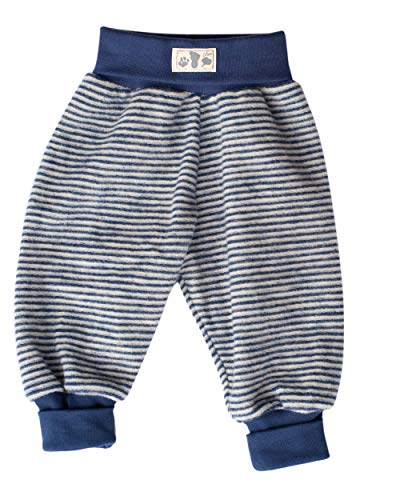 Lilano, Baby Fleece Hose, 100% Wolle (kbT) (104, Marine/Natur) von Lilano