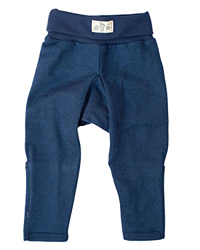 Lilano, Nabelbund Hose mit Umschlag, 70% Wolle (KBA), 30% Seide, 210 gr./m² (Blau, 62) von Lilano