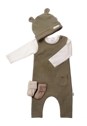 Liliput Babys Babys Babybekleidung Erstausstattung 5er Set I Unisex Baby Body I Kinder Jumpsuit Olive 68 von Liliput