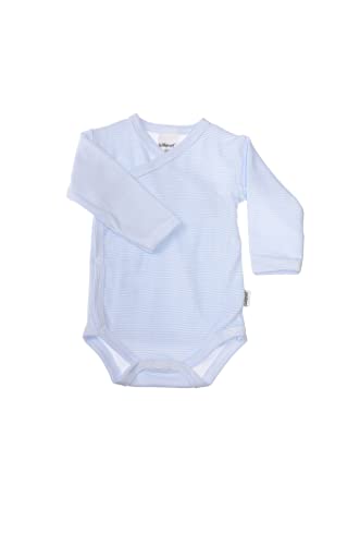 Liliput Babys Langarm-Wickelbody hellblau gestreift 62/68 von Liliput