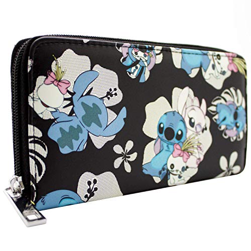 Lilo & Stitch Ohana Means Family Geldbörse, Schwarz, Einheitsgröße, Clutch, Schwarz, Einheitsgröße, Clutch, Schwarz, one Size, Clutch von Lilo and Stitch