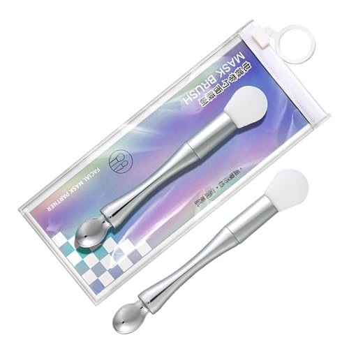 Gesichtsbedeckungen Applikator Gesichtsbedeckungen Beauty Tool Silikon Gesichtsabdeckungen Pinsel mit Löffel Doppelkopf Hautpflege-Applikator Gesichtsbedeckungen Applikator Gesichtsbedeckungen Beauty Tool Silikon Gesichtsabdeckungen Pinsel mit Löffel Doppelkopf Hautpflege-Applikator von Limtula