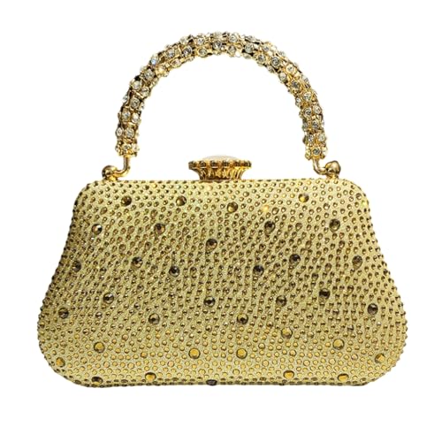 Limtula 2024 Abendtasche, glitzernde Tasche, elegante Party, Bankette, Hochzeit, Clutch, Handtasche, Handtasche, gold von Limtula