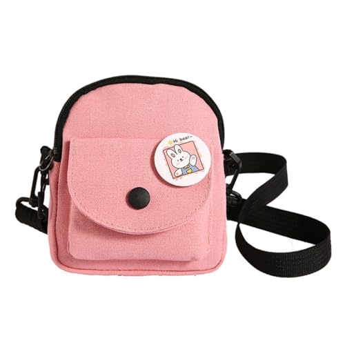 Limtula 2024 Crossbody-Tasche, Handytasche, kleine Tasche, niedliche Tasche mit abnehmbarem Riemen, für Teenager, Mädchen, Reisen, Schultertaschen, rose von Limtula