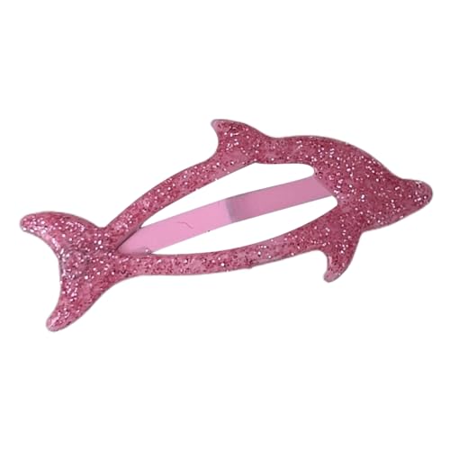 Limtula Bunte Haarspange für Mädchen und Kinder, Glitzer, Metall, Delfin mit Glitzer, handgefertigte Haarnadeln von Limtula