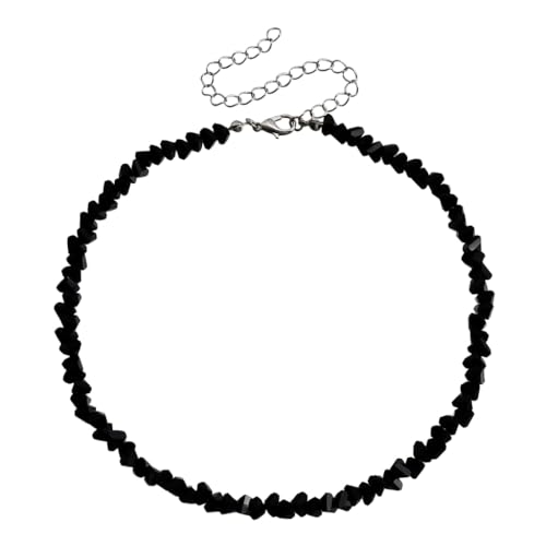 Limtula Modische Halskette mit Schleifen-Anhänger, handgefertigt, Kristallperlen, Schlüsselbeinkette für Frauen und Mädchen, eleganter Choker, Kristallperlen von Limtula