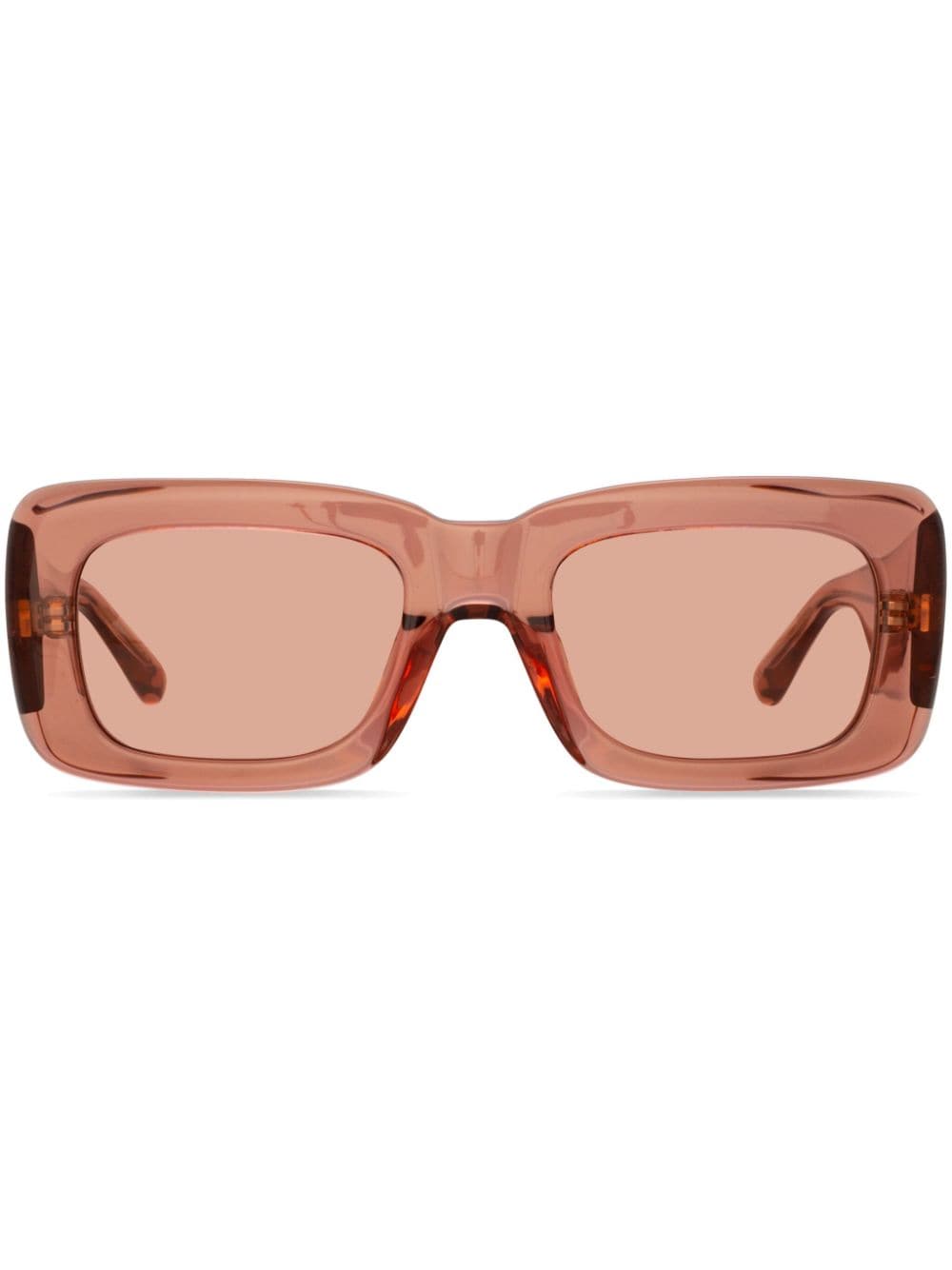 Linda Farrow Eckige Marfa Sonnenbrille - Orange von Linda Farrow