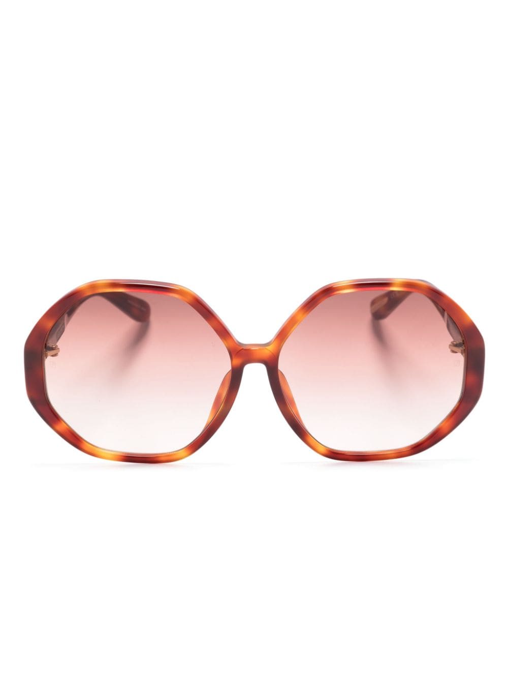 Linda Farrow Paloma Sonnenbrille in Schildpattoptik - Blau von Linda Farrow