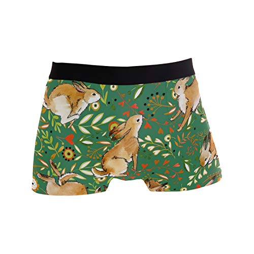 Linomo Herren Boxershorts Schwein Rakete im Weltraum Unterhosen Männer Herren Unterwäsche für Männer von Linomo