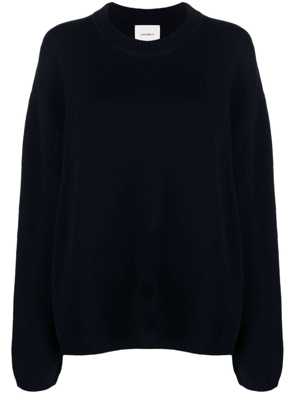 Lisa Yang Low Pullover mit asymmetrischem Saum - Blau von Lisa Yang