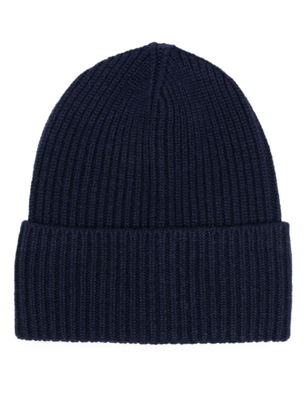 Liska Gerippte Beanie aus Kaschmir - Blau von Liska