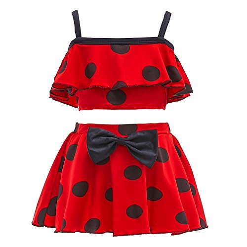Lito Angels Ladybug Marienkäfer Zweiteiler Badeanzug für Kinder Mädchen, Tankini Bademode mit Polka Dots Größe Gr. 6-7 Jahre 122 Lito Angels Ladybug Marienkäfer Zweiteiler Badeanzug für Kinder Mädchen, Tankini Bademode mit Polka Dots Größe Gr. 6-7 Jahre 122 von Lito Angels