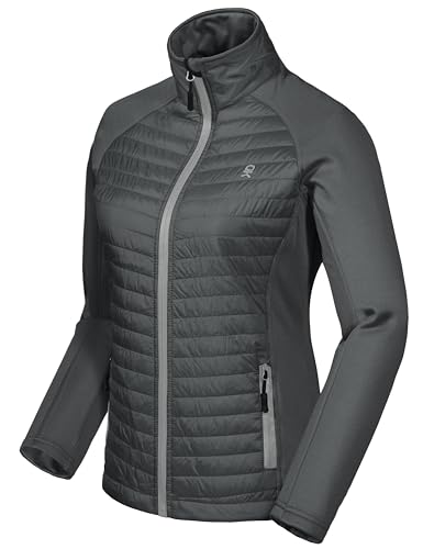 Little Donkey Andy Isolierte Wanderjacke Damen Atmungsaktiv Thermo Running Hybrid Gray neues Upgrade M von Little Donkey Andy