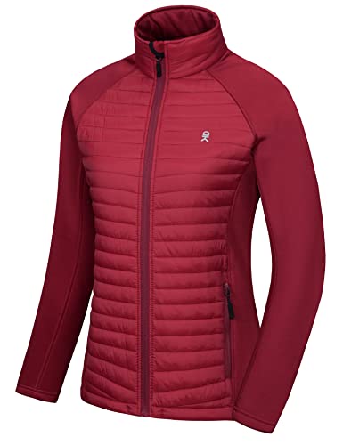 Little Donkey Andy Isolierte Wanderjacke Damen Atmungsaktiv Thermo Running Hybrid Red neues Upgrade S von Little Donkey Andy