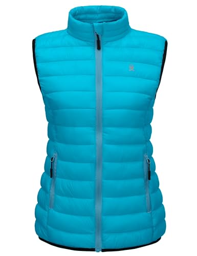 Little Donkey Andy Women's Lightweight Warm Puffer Golf Vest for Hiking Travel Casual Blue Atoll M Little Donkey Andy Women's Lightweight Warm Puffer Golf Vest for Hiking Travel Casual Blue Atoll M von Little Donkey Andy