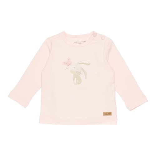 Little Dutch CL22120050 Long Sleeve Shirt/Langarmshirt Bunny Butterfly/Kaninchen mit Schmetterling rosa (Gr. 80) von Little Dutch