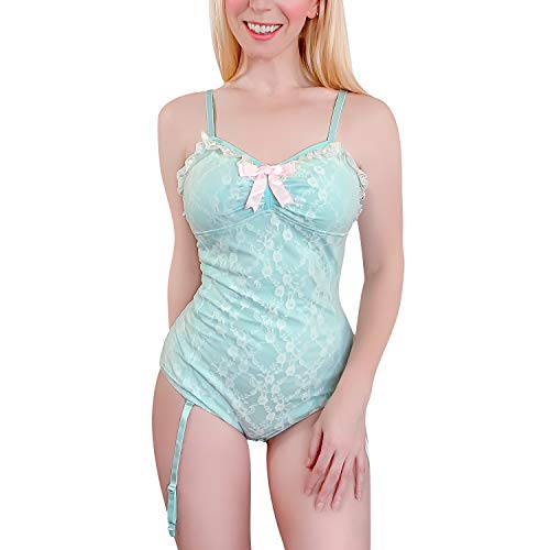 LittleForBig Baumwolle Baby Doll Strampler Onesie Pyjamas Bodysuit Blau XXL von LittleForBig