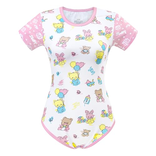 LittleForBig Baumwolle Strampler Onesie Pyjamas Bodysuit - Baby Cuties Strampler S von LittleForBig