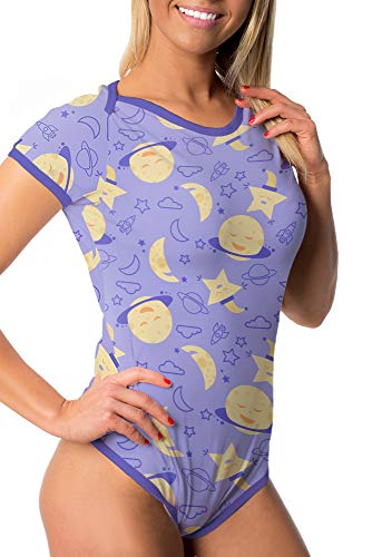 Littletude ABDL Einteiler für Erwachsene und Babys, mit Druckknopfverschluss, im Schritt - - X-Large Littletude ABDL Einteiler für Erwachsene und Babys, mit Druckknopfverschluss, im Schritt - - X-Large von Littletude