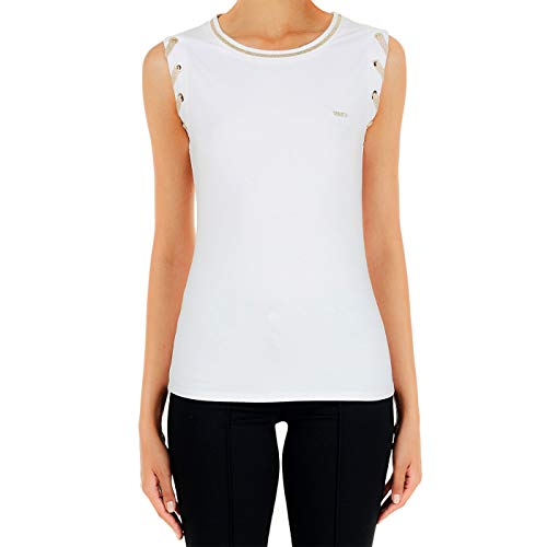 Liu Jo T-Shirt für Damen TA1037 J6072 1110, Weiß, Weiß M von Liu Jo