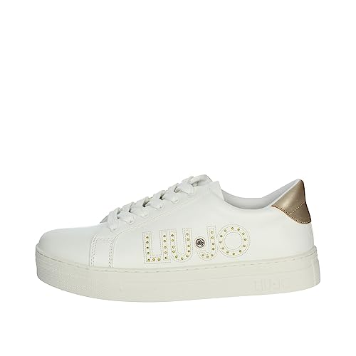 Scarpe Liu-Jo sneaker Alicia 506 ecopelle white/ gold ZS23LJ05 4A3703 38 von Liu Jo