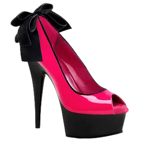 LiuGUyA High Heels Stiletto Open Toe Colorblock Sandalen,Pink-35 von LiuGUyA