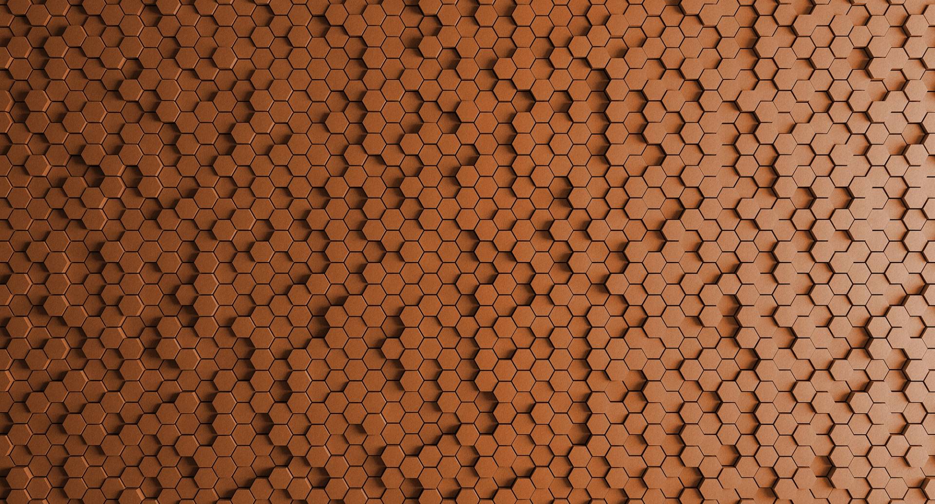 living walls Fototapete "Walls by Patel Honeycomb 2", Vlies, Wand, Schräge living walls Fototapete "Walls by Patel Honeycomb 2", Vlies, Wand, Schräge von Living Walls