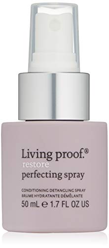 Living Proof Restore Perfecting Spray| Entwirrendes Haarspray für trockenes, geschädigtes Haar | Gegen Haarschäden, für gesundes Haar, Hitzeschutz | Vegan, ohne Parabene, Silikone, Sulfate | 50ml von Living proof