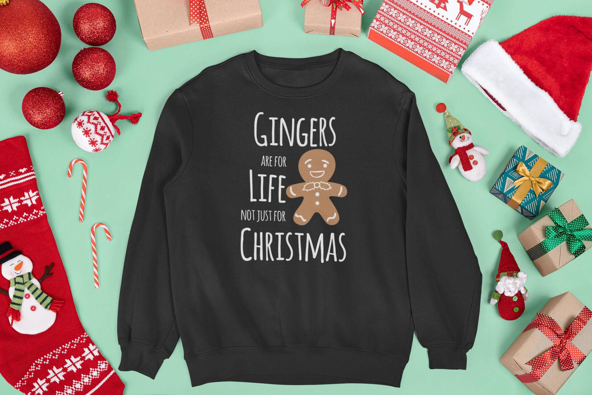 Weihnachtspullover Für Sie Und Ihn, Weihnachtspullover, Gingers Are For Life Not Just Christmas Weihnachtspullover Für Sie Und Ihn, Weihnachtspullover, Gingers Are For Life Not Just Christmas von LizzielaneBoutique