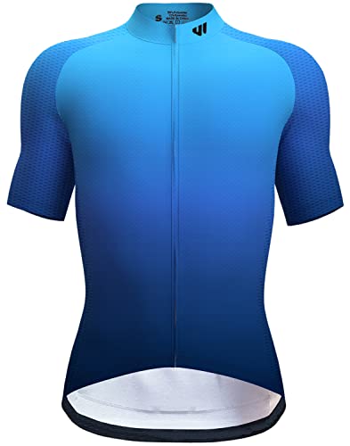 Lo.gas Radtrikot Herren Kurzarm - Rennrad Trikot Herren Reißverschluss mit Taschen, Sommer Atmungsaktiv von Wulibike