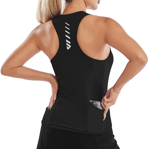 logas Sport Top Damen Atmungsaktiv Tanktop Flektierend Radtrikot äRmellos Dehnbar Shirts Für Sport,Yoga,Laufen Tank Sommer Taschen Schwarz1 XXL logas Sport Top Damen Atmungsaktiv Tanktop Flektierend Radtrikot äRmellos Dehnbar Shirts Für Sport,Yoga,Laufen Tank Sommer Taschen Schwarz1 XXL von Lo.gas
