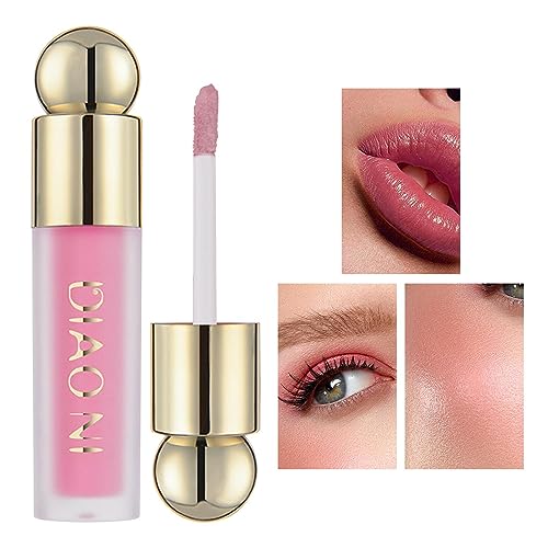 Flüssiges Rouge für die Wangen - Matte Dewy Finish Blendable Moisturizing Milk Blush Cheek Tint,Schweißfestes, wasserfestes Make-up-Rouge-Creme-Rouge für Frauen-Mädchen-Make-up Loandicy von Loandicy