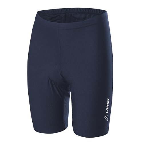 Löffler Kinder Radhose kurz, Dark Blue, 140 von Löffler