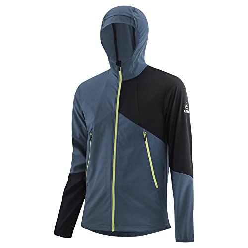 Löffler M Hooded Agilo Jacket As Blau - Leichte atmungsaktive Herren Multisportjacke, Größe 48 - Farbe Dark Petrol von Löffler