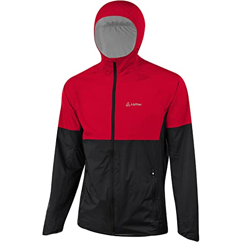 Löffler M Hooded Jacket CB WPM Pocket RED - 52 von Löffler