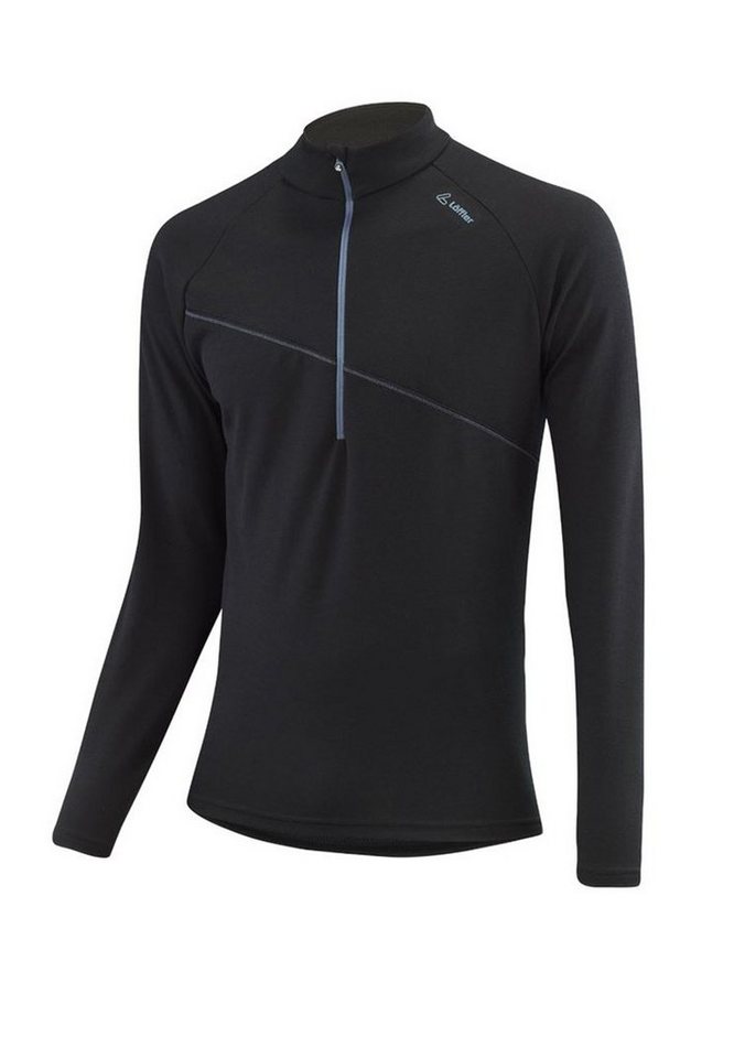 Löffler Trainingspullover Löffler Herren MIDLAYER TRANSTEX® MERINO 26247 sch von Löffler