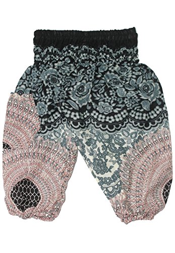 Lofbaz Baby Harem Hose Hippie Solid Aladdin Boho Weiß Größe 3/6M von Lofbaz