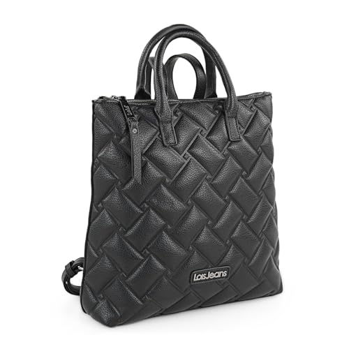 Lois - Rucksack Damen mit Anti Diebstahl Funktion, Damenrucksack Anti Diebstahl Tasche, Kleiner Rucksack Damen, Antidiebstahlrucksack Damen, Schwarz Lois - Rucksack Damen mit Anti Diebstahl Funktion, Damenrucksack Anti Diebstahl Tasche, Kleiner Rucksack Damen, Antidiebstahlrucksack Damen, Schwarz von Lois