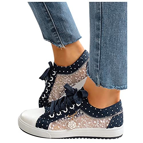 Sneaker Damen Schwarz 40 rutschfeste Sale Plateau Shoes Sportschuhe Freizeitschuhe Gym Frühling Meladen Turnschuhe Laufschuhe Damenschuhe Bequeme Leistungsstarke Wmshoes Sneakers Schuhe von Lomelomme