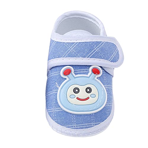 Lomhmn Babyschuhe Für Mädchen Babyschuhe Mode weiche Sohle Kleinkind Kleid niedlichen Druck Prinzessin Schuhe Kleinkind Schuhe Hausschuh Pantoffeln (Blue, 19.5 Infant) von Lomhmn