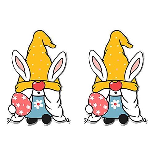 Lomhmn Ms.'s Cute Cartoon Anhänger Ohrringe Kaninchen Ohrringe Packs für Frauen Ohrstecker und Creolen, Einheitsgröße, Wärmeschrumpfblätter, Kein Edelstein von Lomhmn