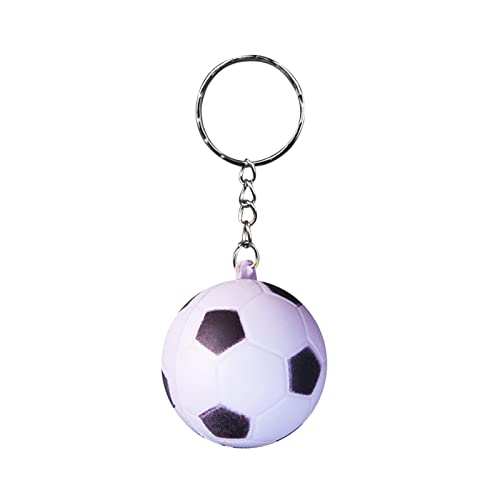 Reißverschlussbeutel und Halter Fußball Schlüsselanhänger Team Geschenk Ball Ideen für Vater Kinder Schlüsselanhänger Spielzeug Geschenke Tasche Strass Mama Korb Papa Senioren für Spieler Dizzy Creek von Lomhmn