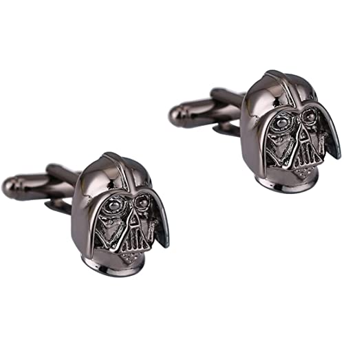 Gotisches Totenkopf-Manschettenknöpfe für Herren, Krieger-Helm-Schädel-Kopf-Manschettenknöpfe, Wikinger-Schädel-Manschettenknöpfe, Punk Totenkopf Hemd Smoking Manschettenknöpfe Gotisches Totenkopf-Manschettenknöpfe für Herren, Krieger-Helm-Schädel-Kopf-Manschettenknöpfe, Wikinger-Schädel-Manschettenknöpfe, Punk Totenkopf Hemd Smoking Manschettenknöpfe von Longcreek