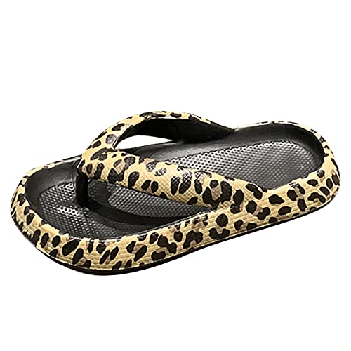 Badeschuhe Damen Cozislides Original Slippers Leopard Wolken Slipper Cloudyzz Schlappen Super Weiche Airfloppy Hausschuhe rutschfeste Pantoletten Badelatschen Offener Zehentranner Sommer Flip Flops Badeschuhe Damen Cozislides Original Slippers Leopard Wolken Slipper Cloudyzz Schlappen Super Weiche Airfloppy Hausschuhe rutschfeste Pantoletten Badelatschen Offener Zehentranner Sommer Flip Flops von Longra