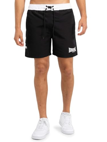 Lonsdale Herren Thorpe Badehose, Black/White, 5XL Lonsdale Herren Thorpe Badehose, Black/White, 5XL von Lonsdale